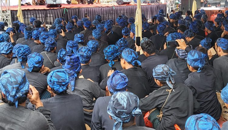 Ribuan masyarakat Baduy sudah berdatangan di Kota Serang