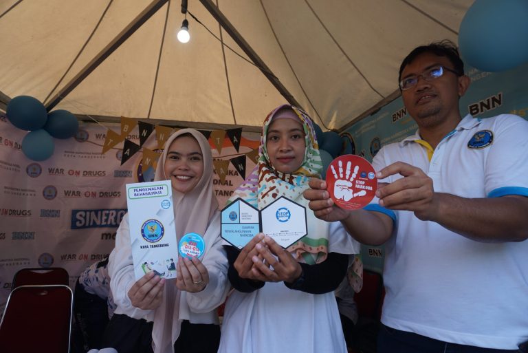 Hari Anti Narkoba Internasional, Ribuan Warga Tangerang Padati Alun-Alun Kota Tangerang