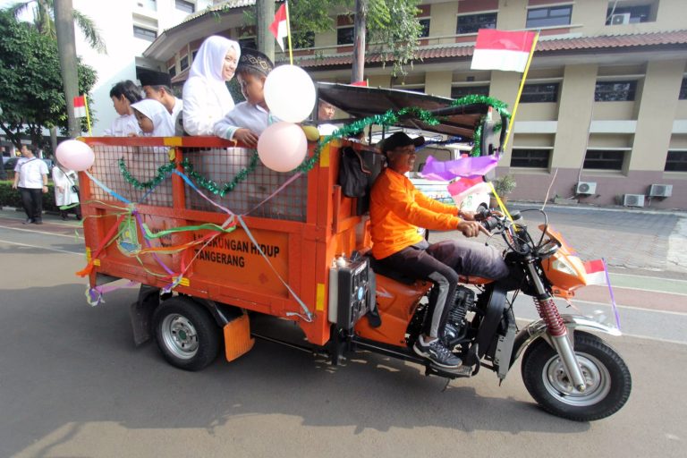 Peringati HAN Anak Yatim Berkunjung ke Pemkot Tangerang